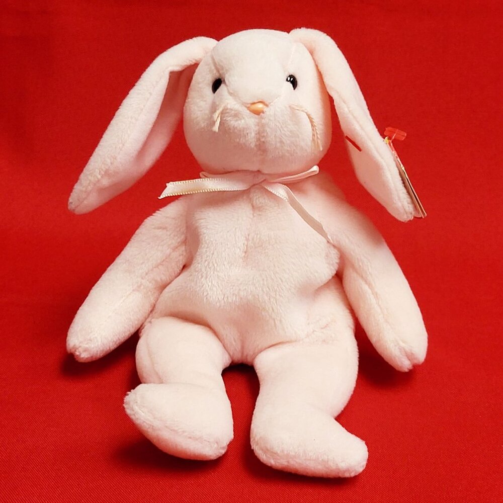 Ty Beanie Babies Hoppity Rabbit 1996 Animal Plush Stuff Toy